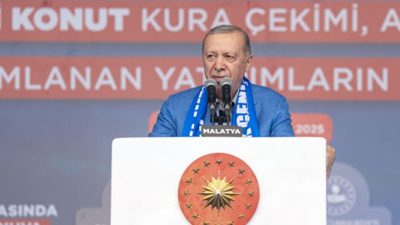 Cumhurbaşkanı Recep Tayyip ERDOĞAN; bugün itibarıyla deprem bölgesindeki her 3