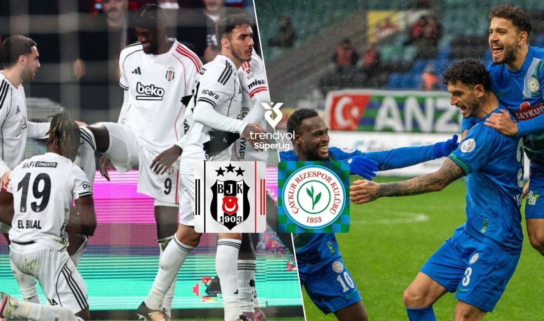 Trendyol Süper Lig’in 17. haftasında Beşiktaş, Çaykur Rizespor’u sahasında ağırlayacak.
