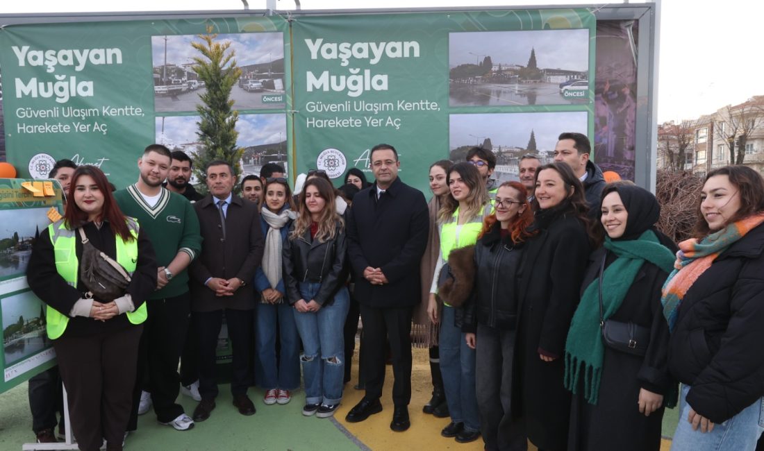 Muğla Büyükşehir Belediyesi, yaya güvenliğini artırmak, kamusal alanları genişletmek ve