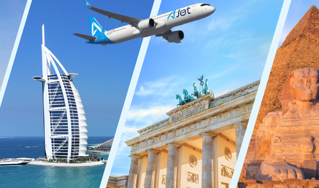 Türkiye’nin erişilebilir fiyatlı hava yolu şirketi AJet, yurt dışı uçuşlarda