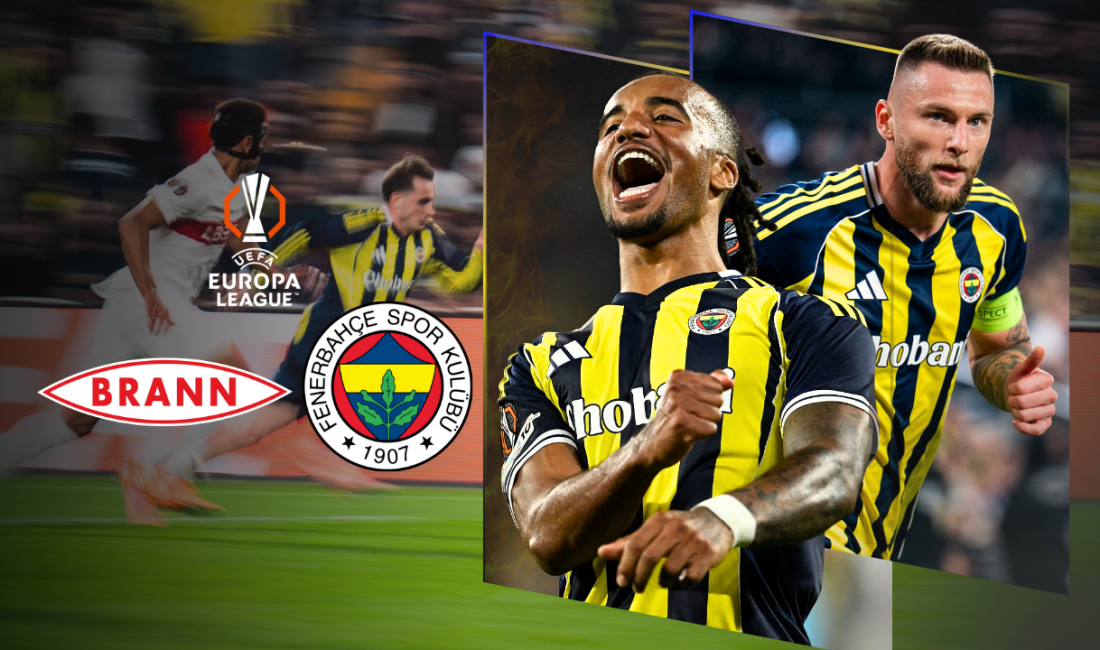 Fenerbahçe, UEFA Avrupa Ligi’nin 6. haftasında Norveç ekibi Brann’a konuk
