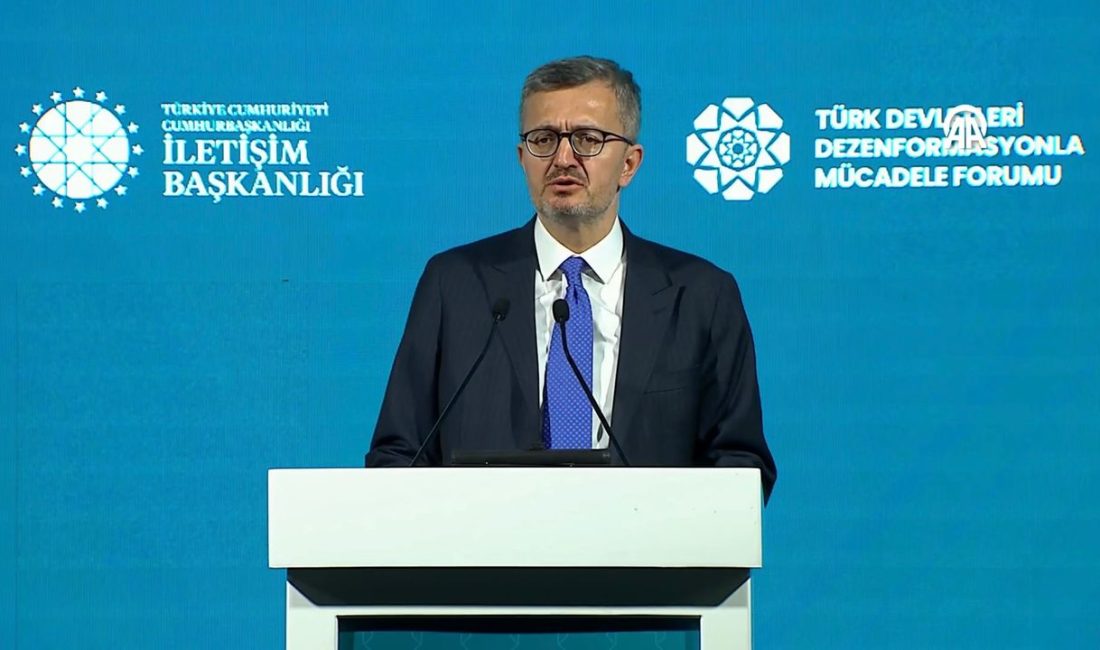 İletişim Başkanı Burhanettin Duran, bugüne kadar yürütülen çalışmalar kapsamında 2