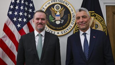 Ticaret Bakanı Ömer Bolat, ABD Ticaret Temsilcisi Jamieson Greer ile