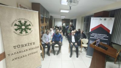 Türkiye Yazarlar Birliği (TYB) Ankara Şubesi, başarıyla tamamlanmış eğitim etkinliklerine