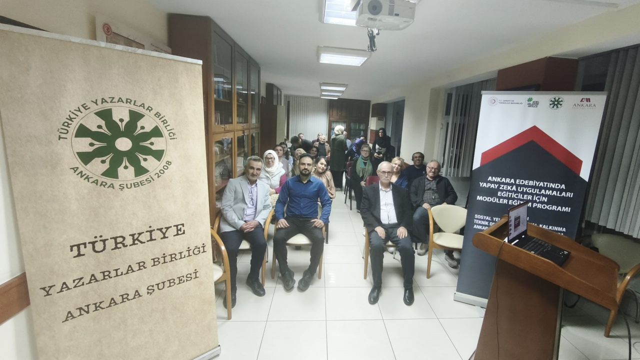 Türkiye Yazarlar Birliği (TYB) Ankara Şubesi, başarıyla tamamlanmış eğitim etkinliklerine