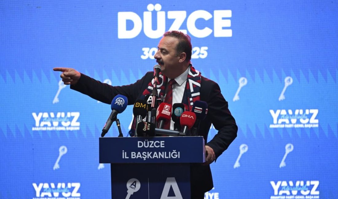 Anahtar Parti Genel Başkanı Yavuz Ağıralioğlu, Düzce’de Merkez İlçe Kongresine