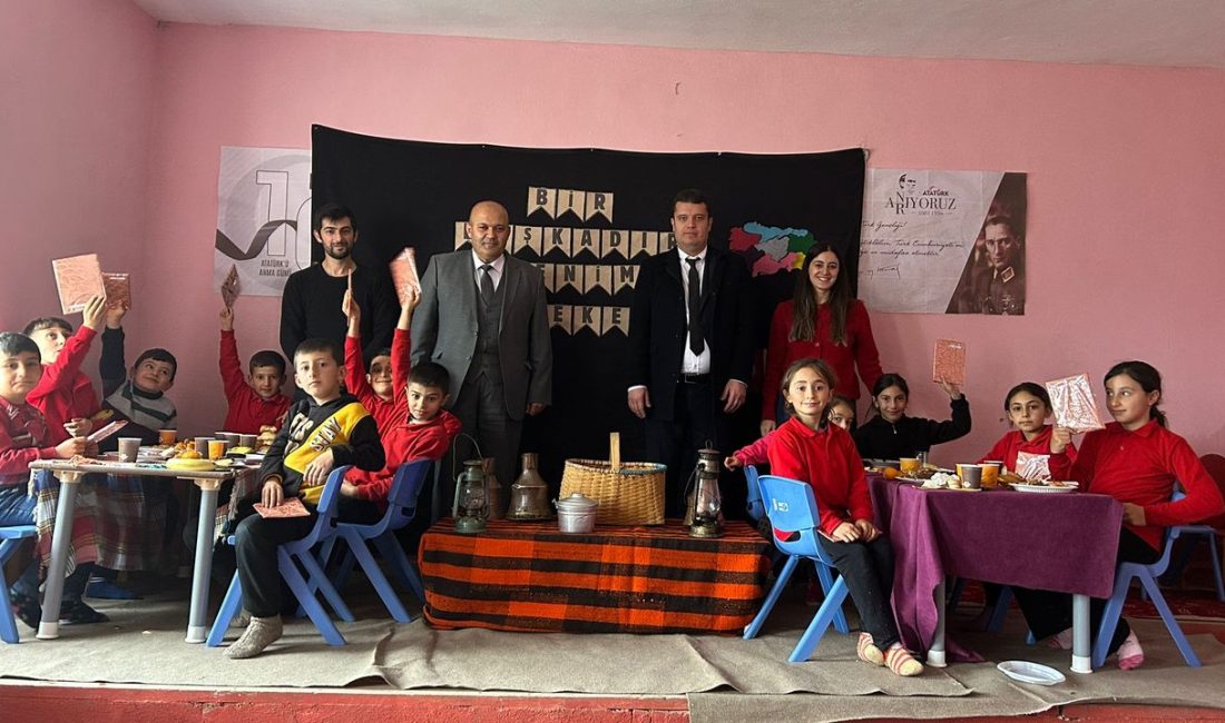 Artvin’e bağlı Ardanuç ilçesinin tek köy ilkokulu olan Güleş Köyü