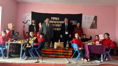 Artvin’e bağlı Ardanuç ilçesinin tek köy ilkokulu olan Güleş Köyü