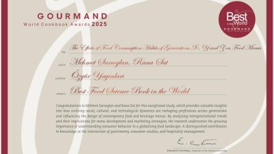 Dünyanın tek uluslararası yemek kitapları yarışması olarak kabul edilen ve